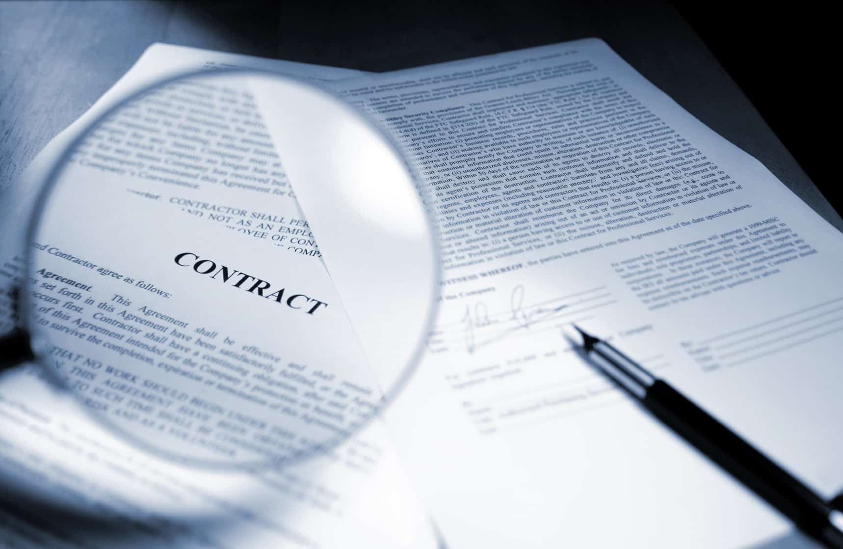 Legally binding contract vs. non-binding agreement